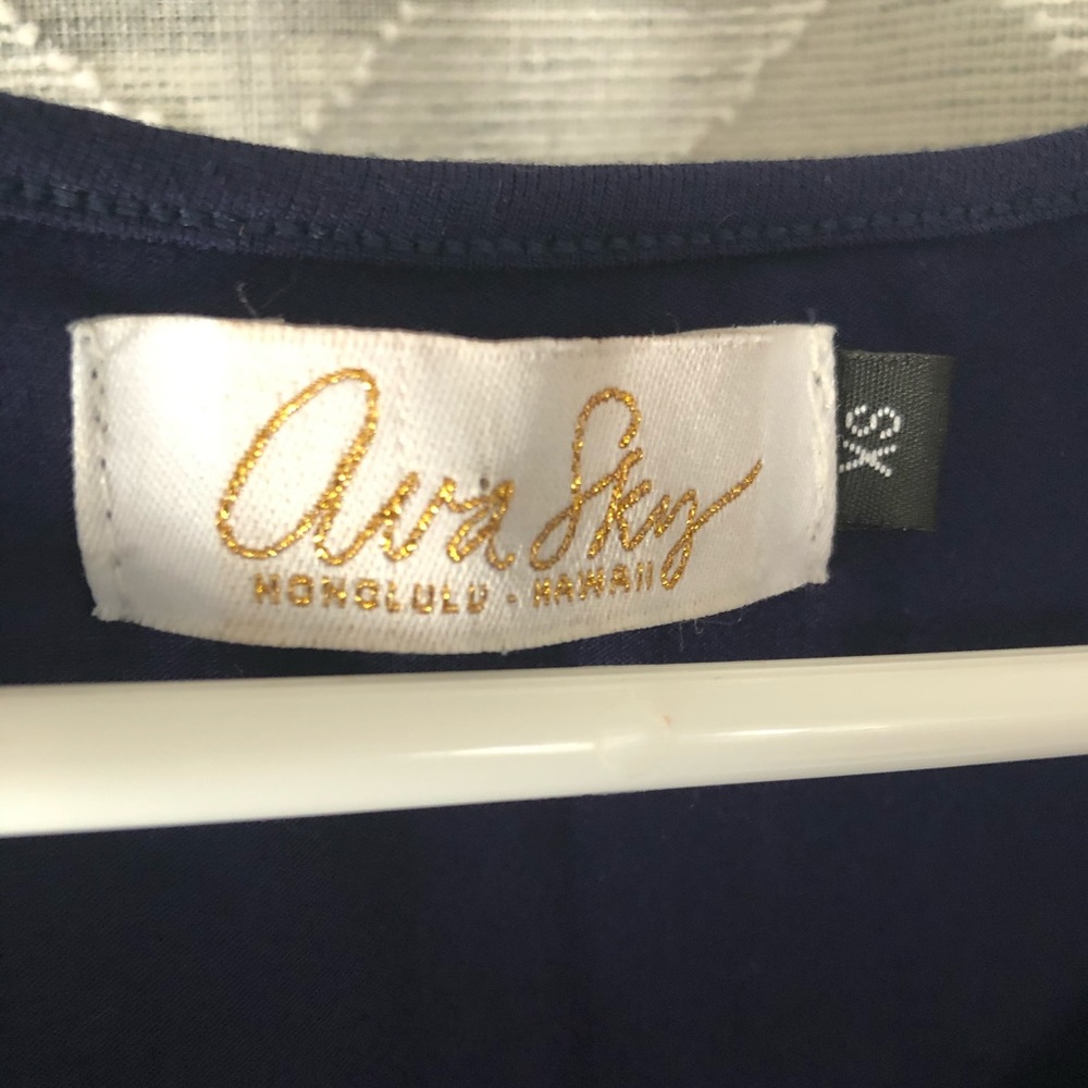 Ava sky navy top / dress